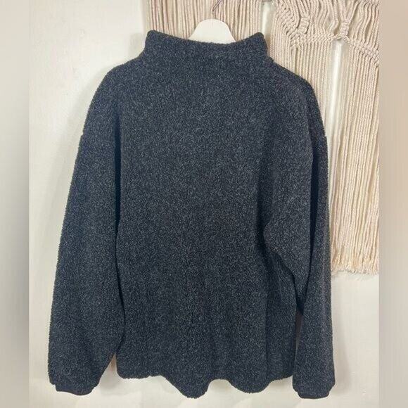 vtg Mens Polo Jeans by Ralph Lauren Zippered Sweater Jacket Size Medium Black - Picture 2 of 3